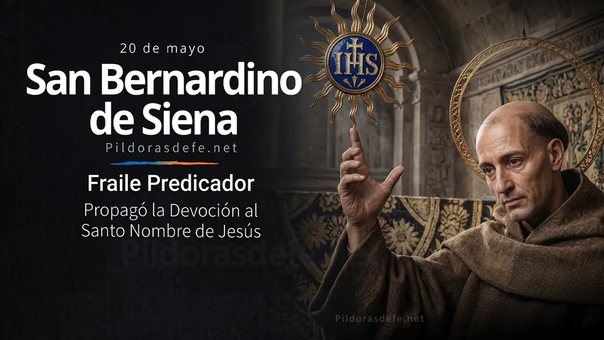San Bernardino de Siena predicador Santo Nombre de Jesuswebp