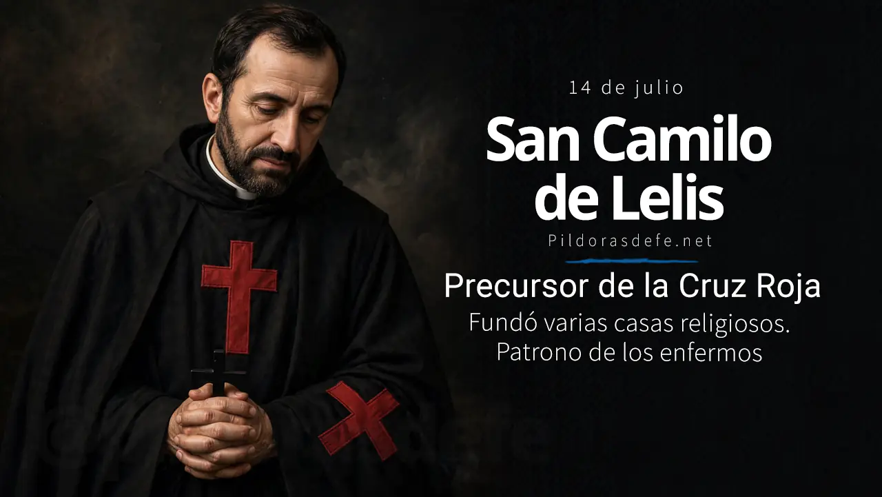 San Camilo de Lelis Fundador Precursor de la Cruz Rojawebp