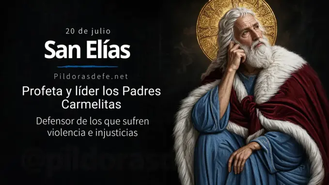 San Elias Profeta lider de los padres carmelitas