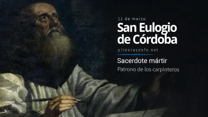 San Eulogio de Cordoba Martir Patrono de los carpinteros