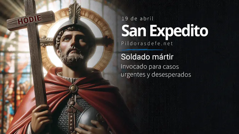 San Expedito Soldado Martir invocado en casos urgentes desperadoswebp