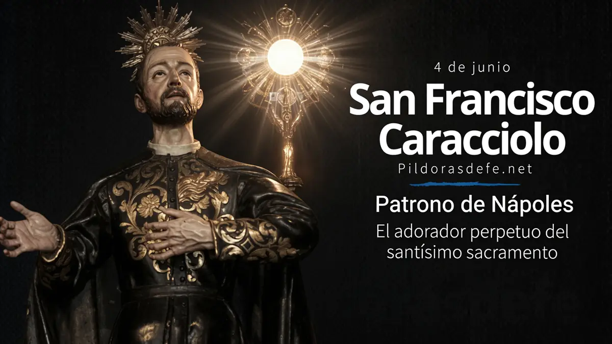 San Francisco Caracciolo patrono de Napoles Adorador perpetuowebp