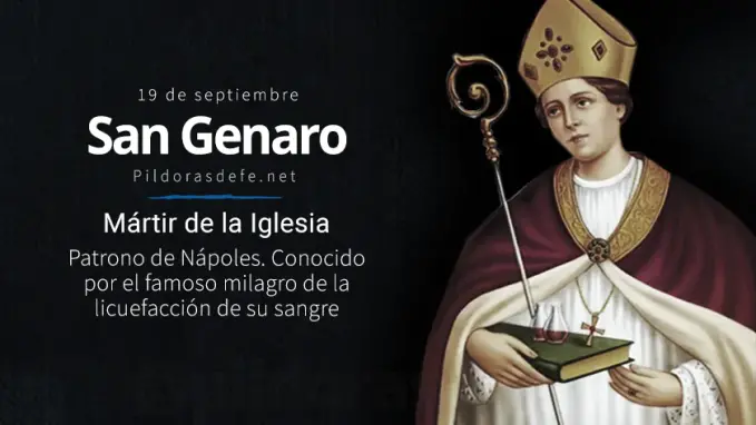 San Genaro Patrono de Napoles