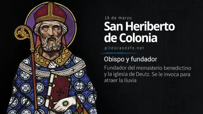 San Heriberto de Colonia Fundador Invocado para atraer la lluvia