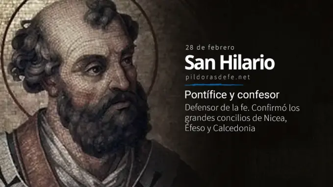 San Hilario Pontifice Confesor defensor de la fe