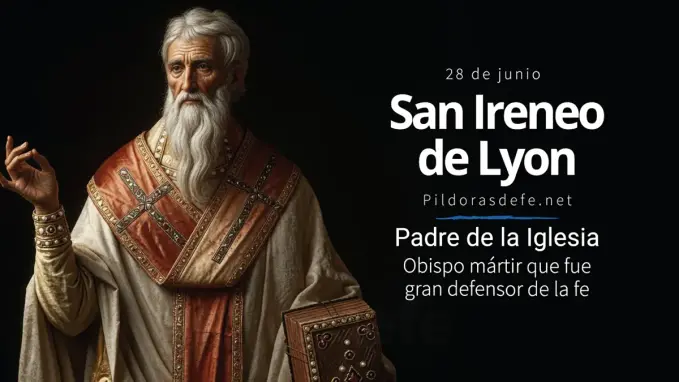 San Ireneo de Lyon Padre de la iglesia obispo martir