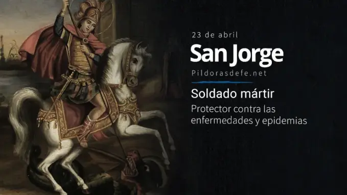 San Jorge Soldado Protector contra enfermedades