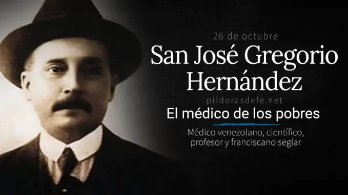 San Jose Gregorio Hernandez Medico de los pobres
