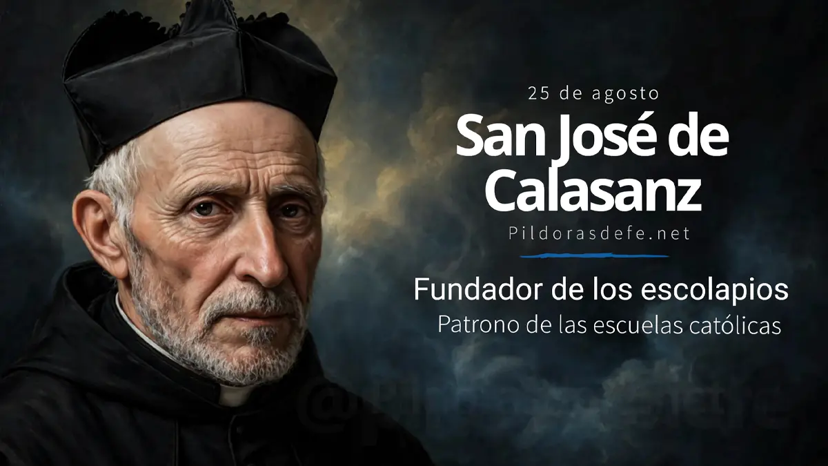 San Jose de Calasanz patrono de las escuelas catolicas y educadoreswebp