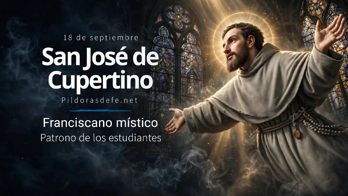 San Jose de Cupertino santo patrono de los estudianteswebp