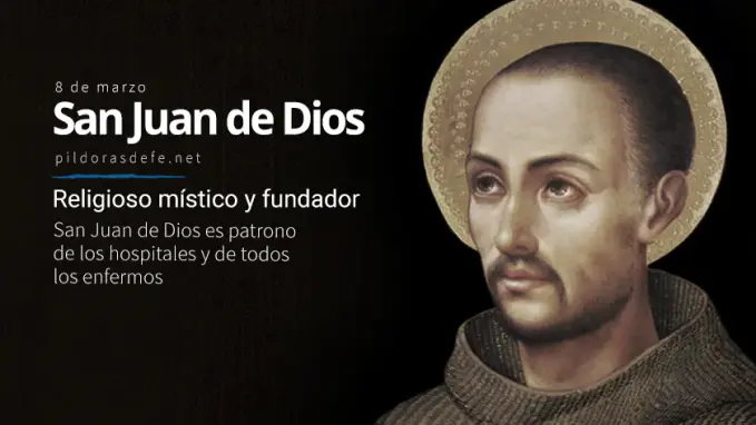 San Juan de Dios Religioso mistico fundador patrono de los hospitales enfermos
