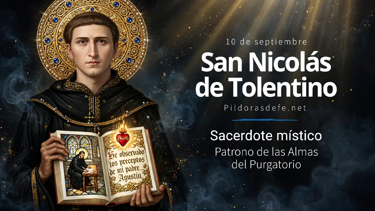 San Nicolas de Tolentino patrono almas purgatorio panes milagrososwebp