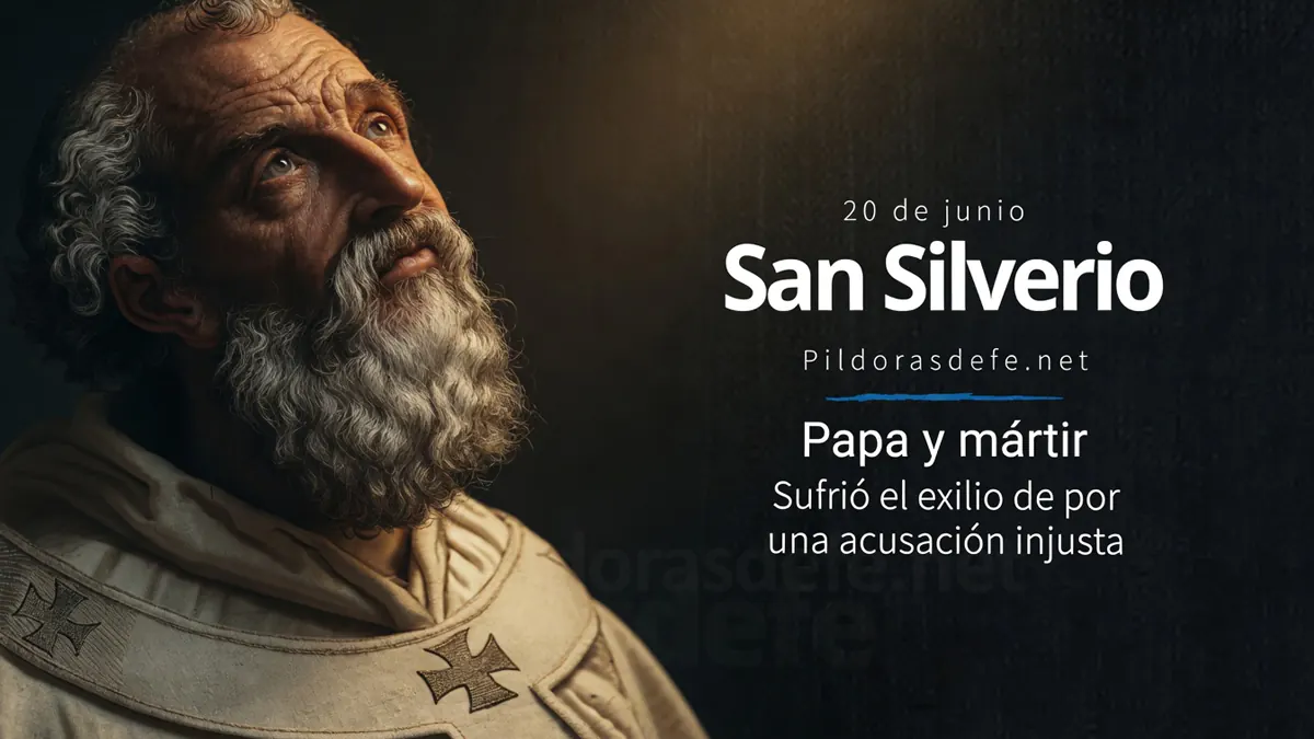 San Silverio Papa martir que sufrio exiliowebp