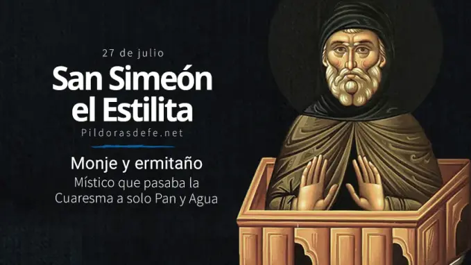 San Simeon el Estilita Monje