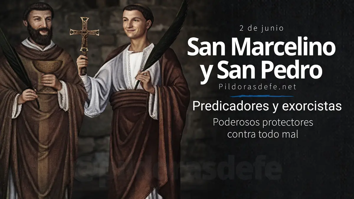 San marcelino San Pedro predicadores exorcistas protectores contra el malwebp