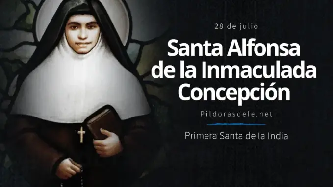 Santa Alfonsa de la Inmaculada Concepcion