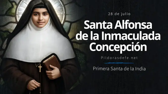 Santa Alfonsa de la Inmaculada Concepcion de la India