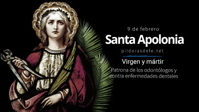 Santa Apolonia virgen martir patrona de los odontologos