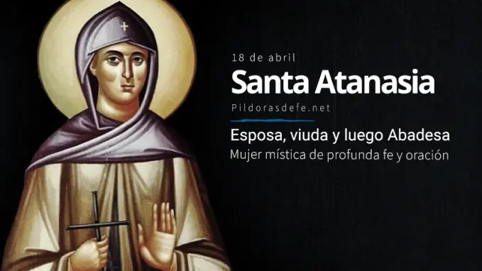 Santa Atanasia Abadesa mistica