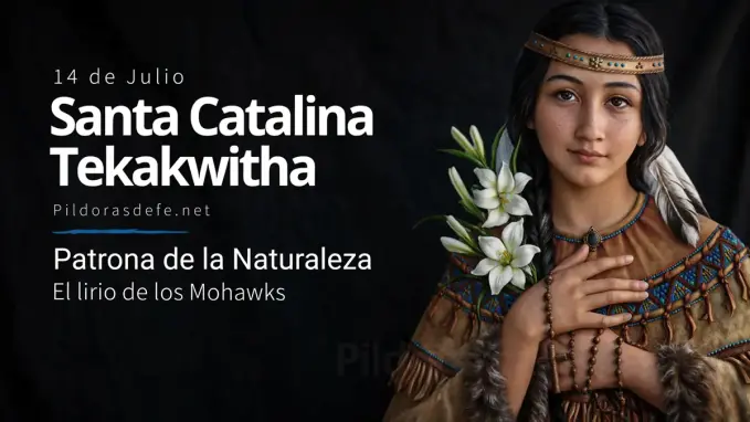 Santa Catalina Tekakwitha Kateri El lirio de los Mohawks