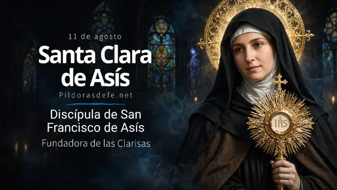 Santa Clara de Asis fundadora clarisas y patrona de la television