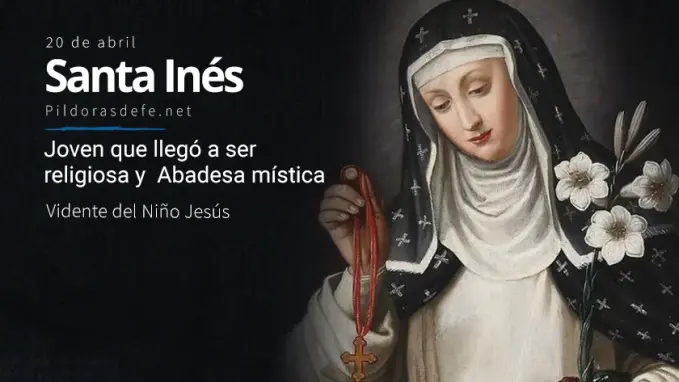 Santa Ines de Montepulciano Abadesa mistica
