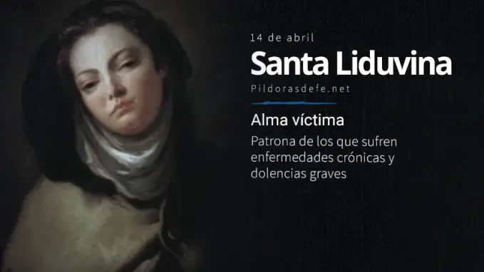 Santa Liduvina Alma victima