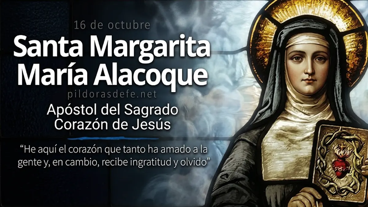 Santa Margarita Maria Alacoque Apostol Sagrado Corazon de Jesuswebp