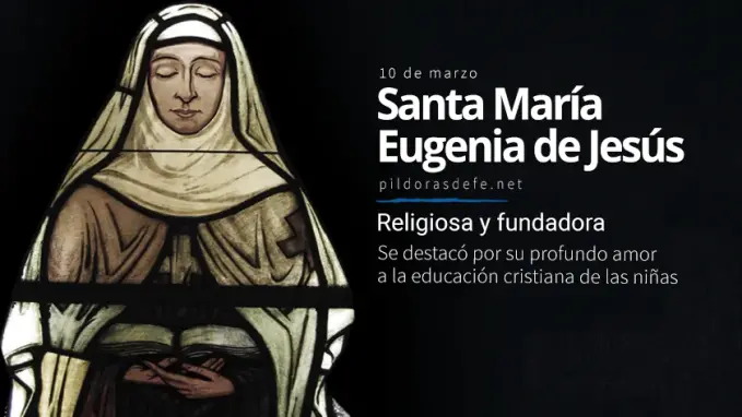 Santa Maria Eugenia de Jesus Anna Milleret Fundadora