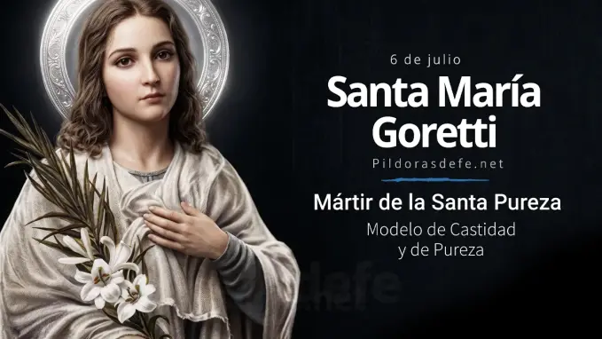 Santa Maria Goretti santo del dia martir de la santa pureza