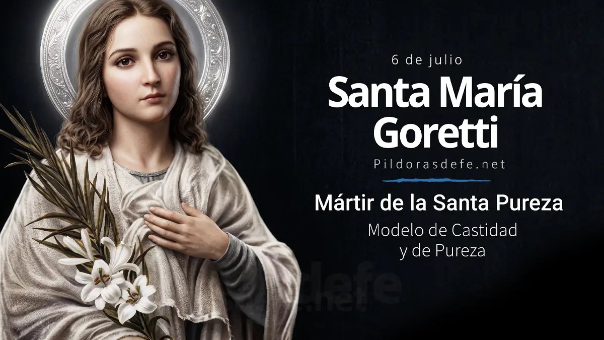 Santa Maria Goretti santo del dia martir de la santa purezawebp