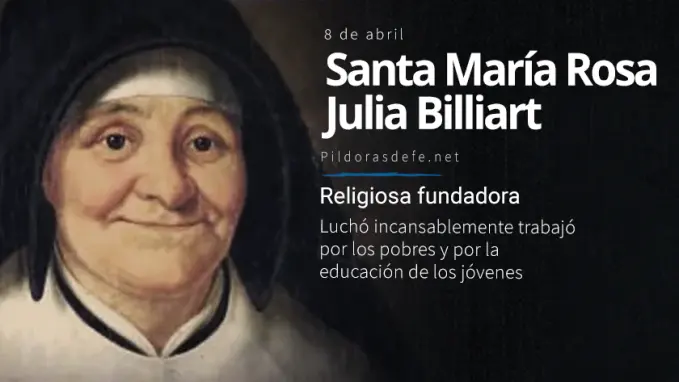 Santa Maria Rosa Julia Billiart Religiosa fundadora