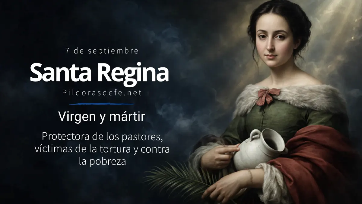 Santa Regina de Alesia virgen martir patrona de pastoraswebp