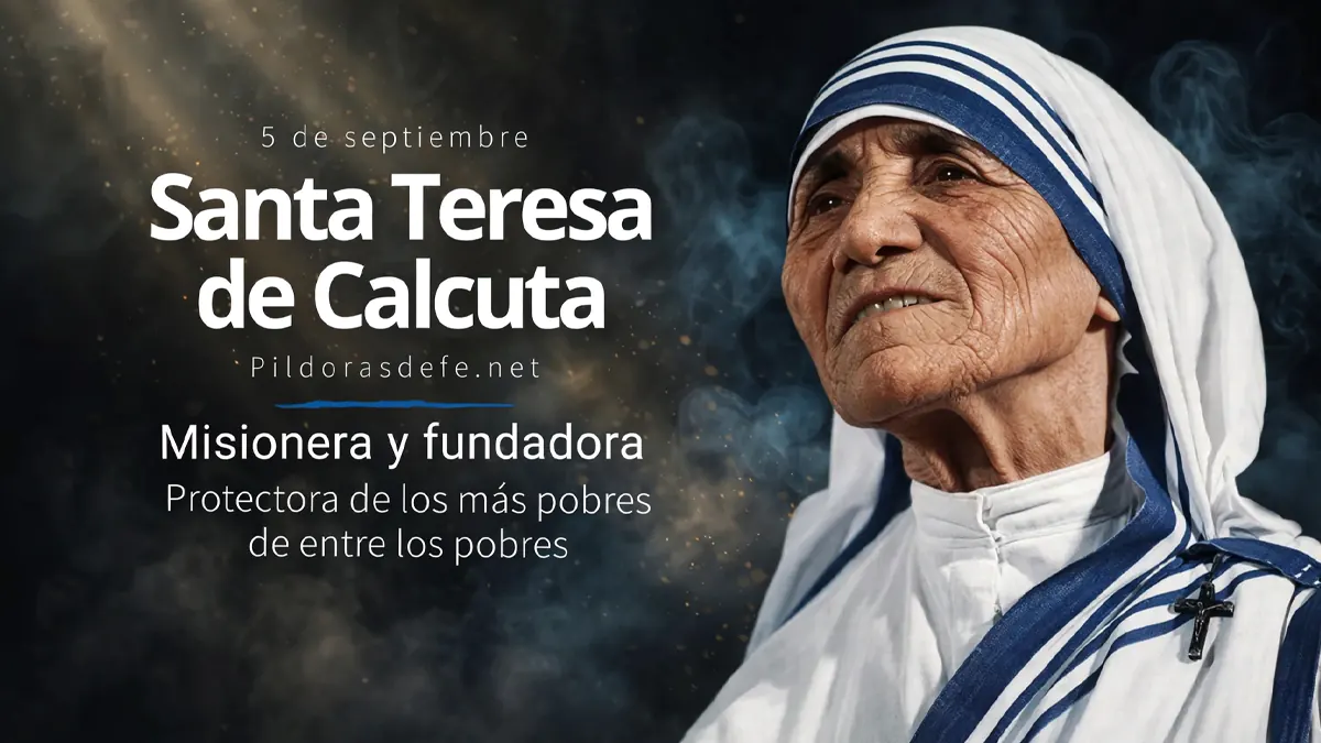 Santa Teresa de Calcuta sari azul madre de los pobreswebp