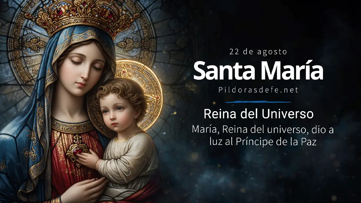 Santa Virgen Maria Reina del universo coronada en el cielowebp