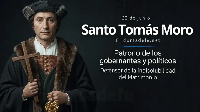 Santo Tomas Moro defensor del matrimonio Patrono de gobernantes politicos