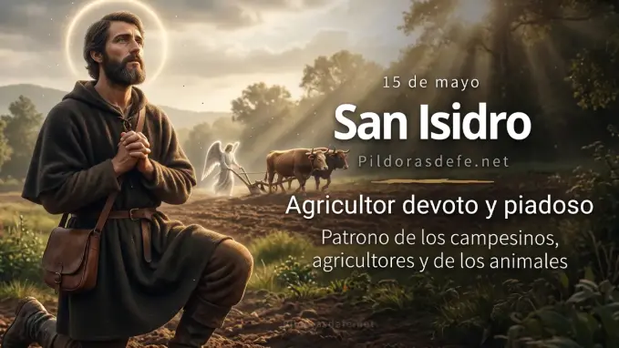 Santo del dia San Isidro labrador patrono agricultores