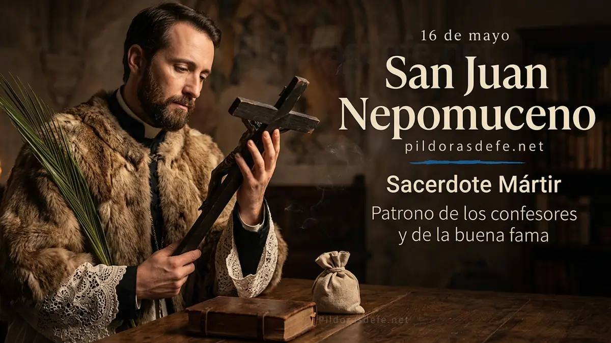 Santo del dia San Juan Nepomuceno martir confesionwebp