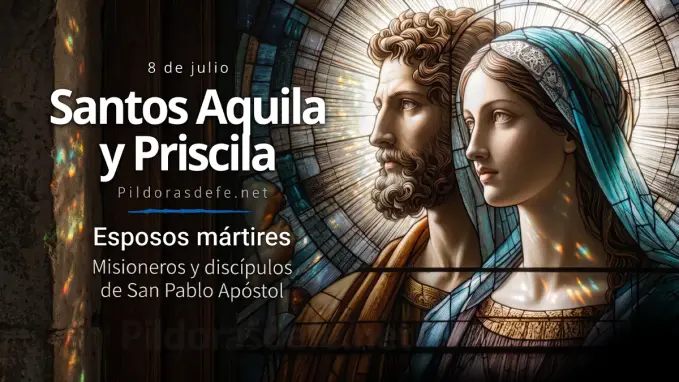 Santos Aquila y Priscila santo del dia matrimonio misionero