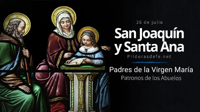 Santos Joaquin y Ana padres de la Virgen Maria