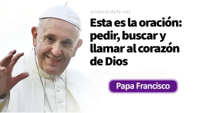 Todo el que pide recibe Papa Francisco Mateo    Cita Biblica   