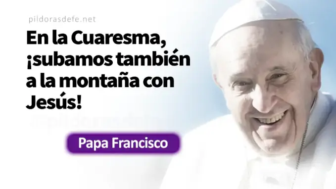 Transfiguracion del Senor Papa Francisco Lucas  b  Cita Biblica   