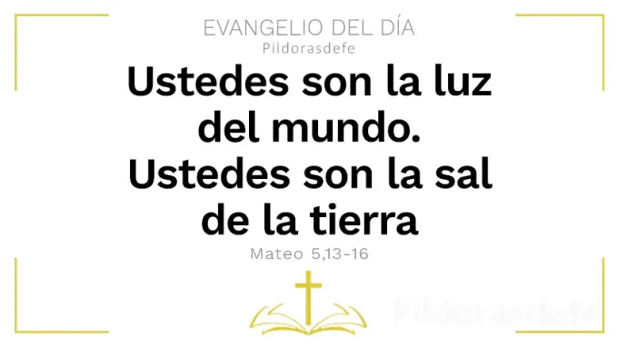 Ustedes son la luz del mundo Mateo    Cita Biblica   