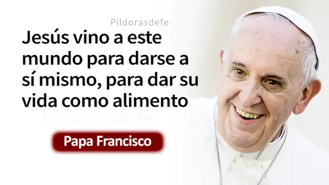Yo soy el Pan vivo cielo Evangelio Papa Francisco Juan    Cita Biblica   