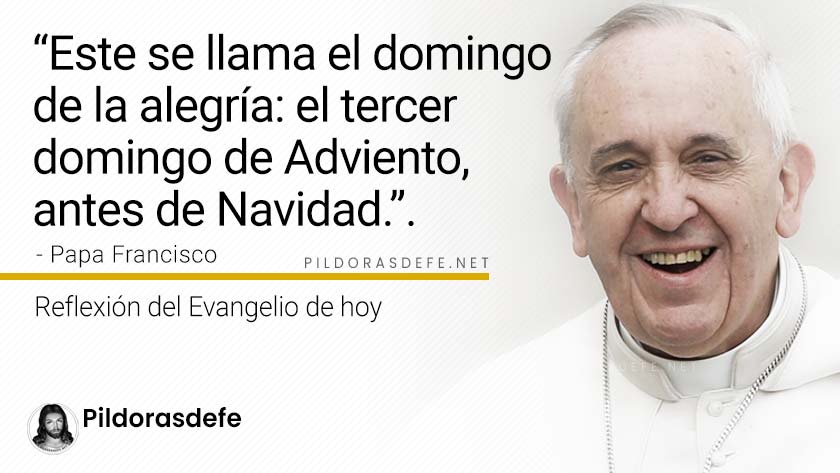 evangelio de hoy domingo  diciembre  lecturas reflexion papa francisco palabra diaria