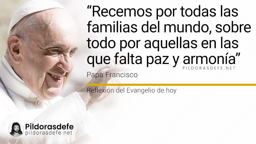evangelio de hoy domingo  diciembre  lecturas reflexion papa francisco palabra diaria