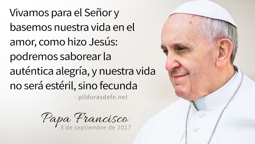 evangelio de hoy domingo  septiembre  lecturas del dia reflexion del papa francisco