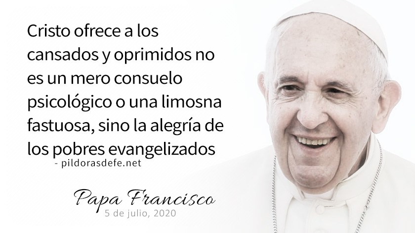 evangelio de hoy domingo  julio  lecturas del dia reflexion del papa francisco