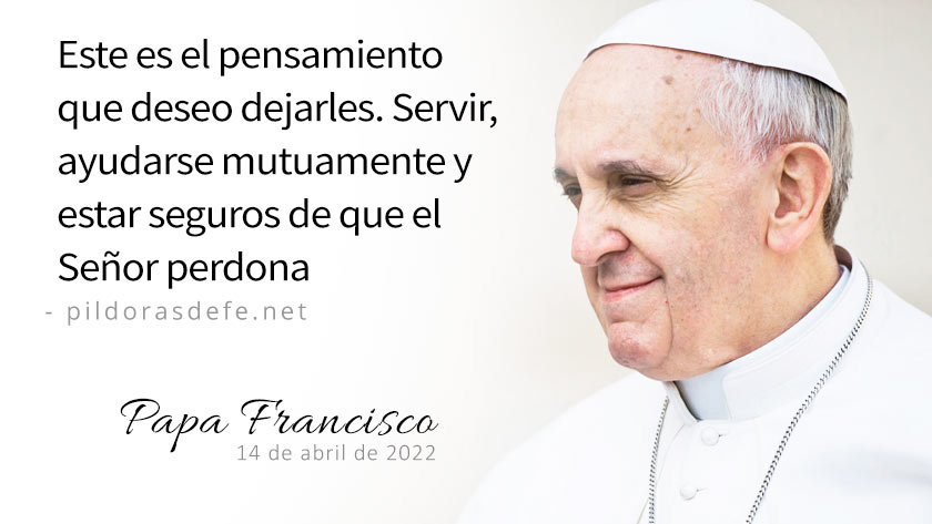 evangelio de hoy jueves  abril  lecturas del dia reflexion papa francisco