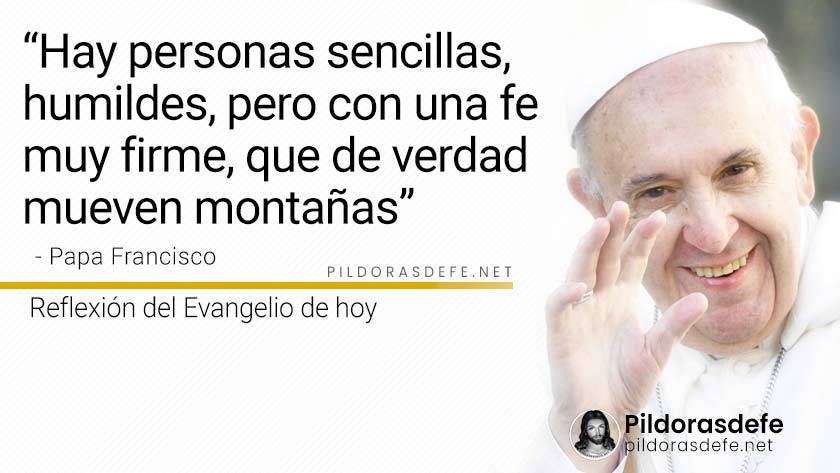 evangelio de hoy lunes  noviembre  lecturas reflexion papa francisco palabra diaria